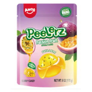 Amos Peelerz Gummy Sub Bag - Passion Fruit 170g