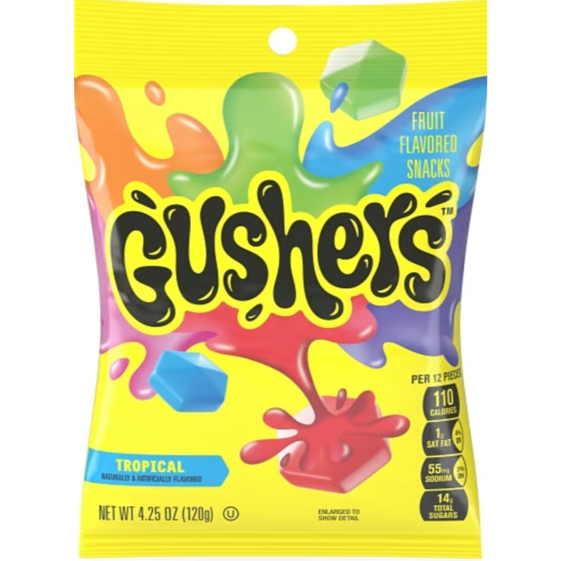 Fruit Gushers - Tropical 120g