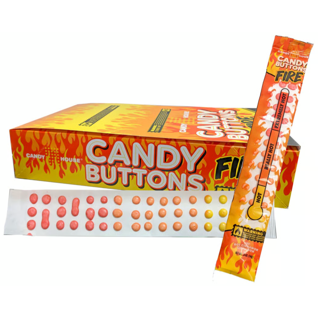 US- Doscher Candy House Candy Buttons - FIRE - Standard Size 14g