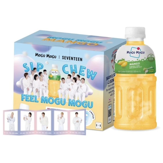 Mogu Mogu Seventeen Edition Mango Flavored Drink 320ml