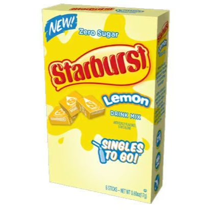 US - Drink Mix - Starburst - Lemon 6 Pack