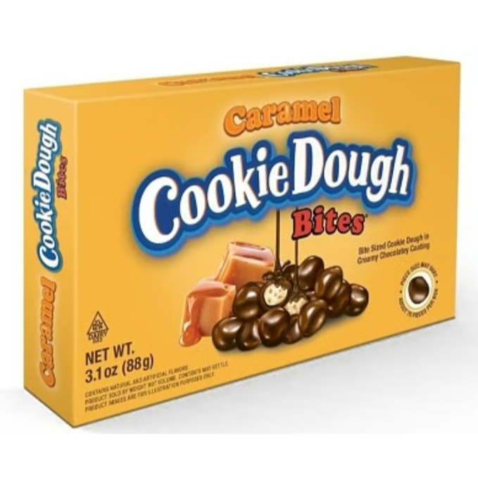 US - Theater Box Cookie Dough Caramel Bites 85g