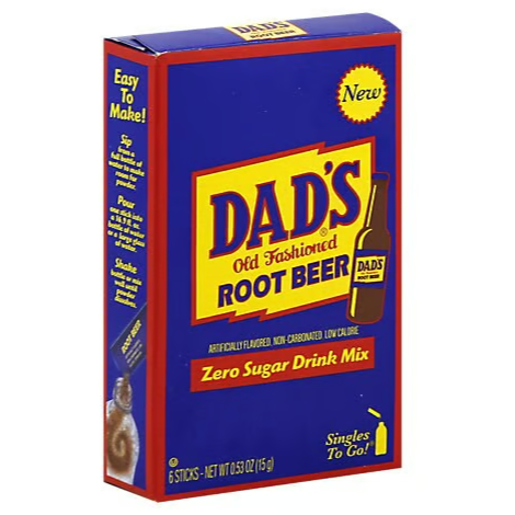 US-Drink Mix - Dad Root Beer 6 Pack