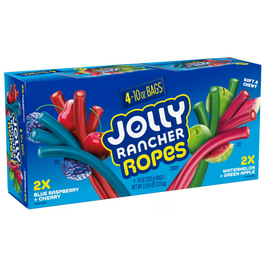 JOLLY RANCHER Ropes Variety Pack 283g