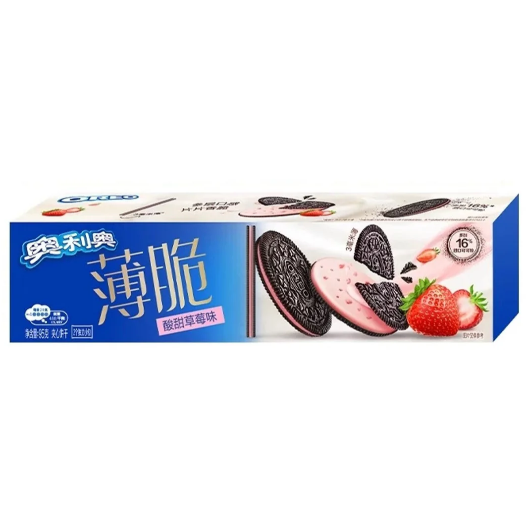 Oreo Thin Cookie Strawberry & Yogort Flavor 95g
