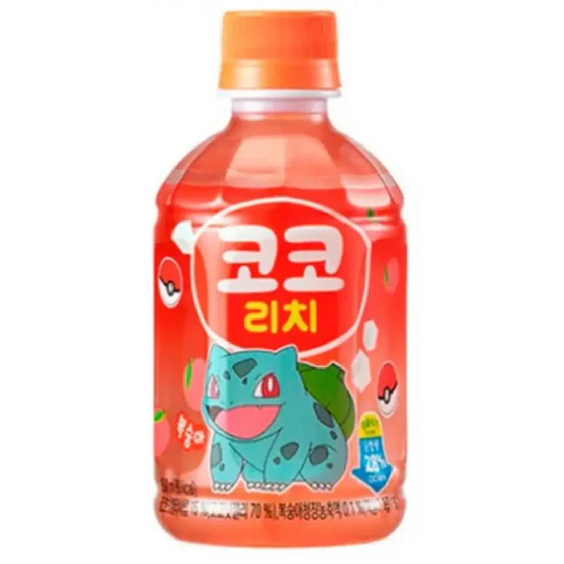 LOTTE POKEMON Coco Rich Peach 280ml