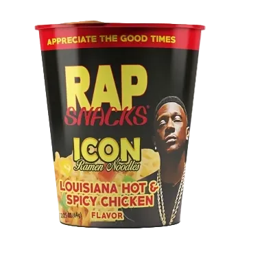 US - Noodles - Rap Snacks - Hot And Spicy Chicken Ramen 64g