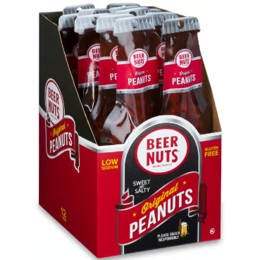 Us - Beer Nuts - Original Peanuts Bottles Bag 50g