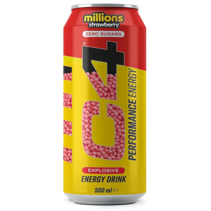 C4 Millions Strawberry 500ml