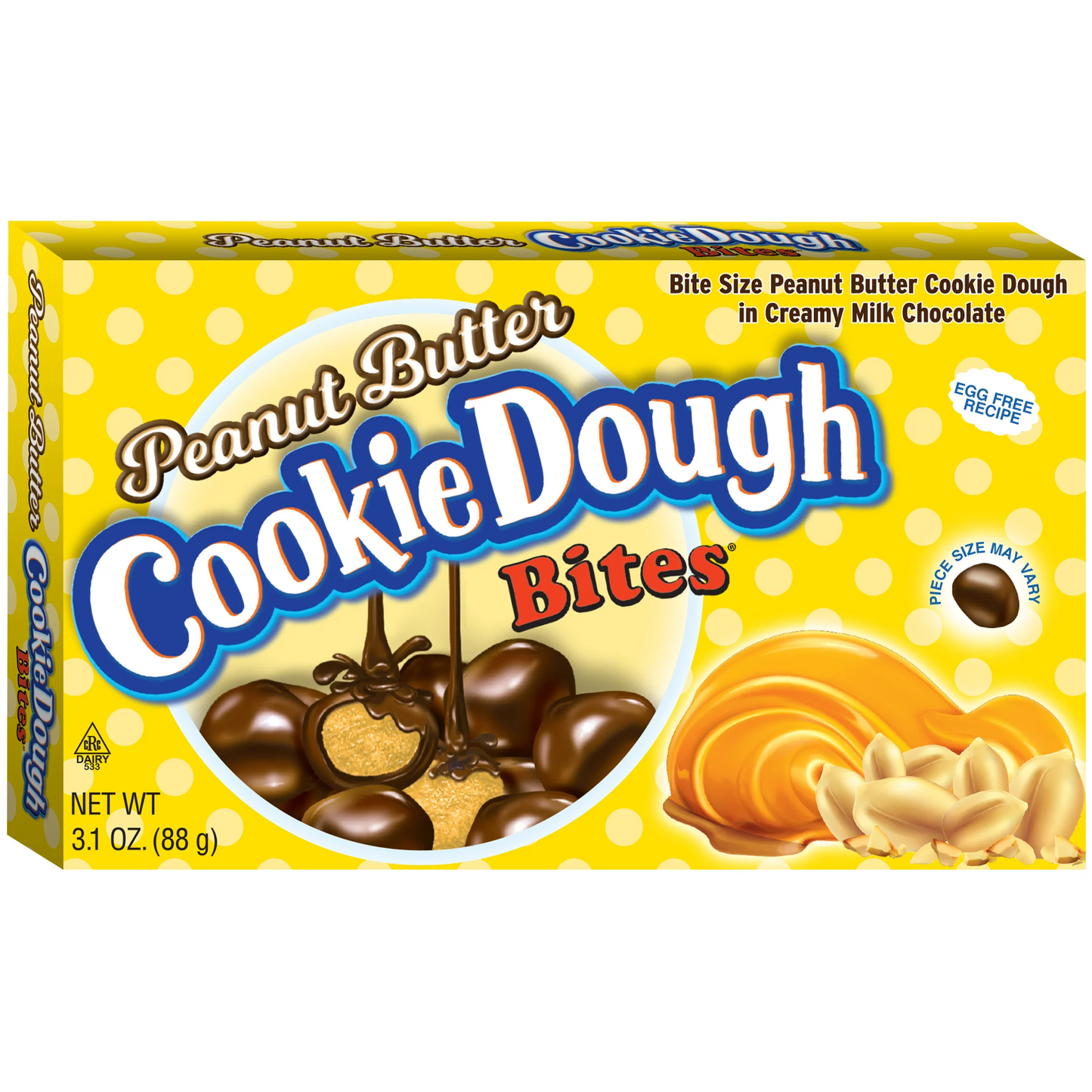 US -Theater Box Cookie Dough Bites Peanut Butter 85g