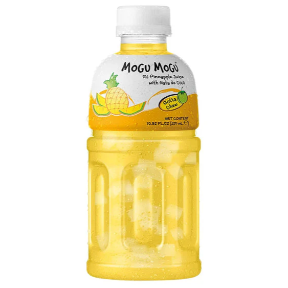 Mogu Mogu Pineapple Flavored Drink 320ml