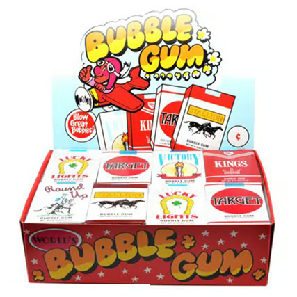 US- Gum - Candy Sticks - King Size Bubblegum 24 units