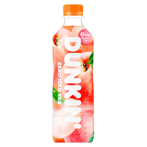 DUNKIN Zero Iced Tea White Peach 500ml