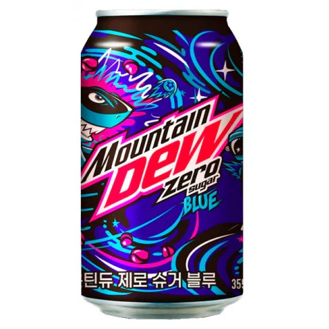 Mountain Dew Zero Sugar Blue 355ml