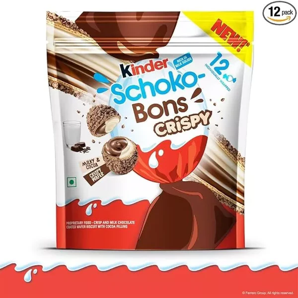 FERRERO - MASTERCASE Kinder Schoko Bons Crispy 67g