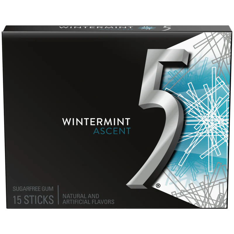 Wrigley's 5 Wintermint Ascent 15 Sticks