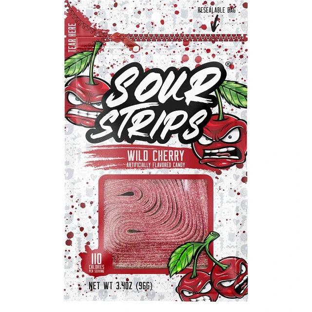 Sour Strips Wild Cherry Peg Bag