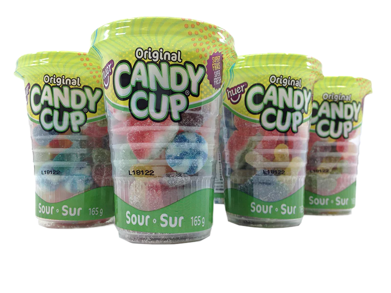 Huer Original Sour Candy Cup Tray 165g