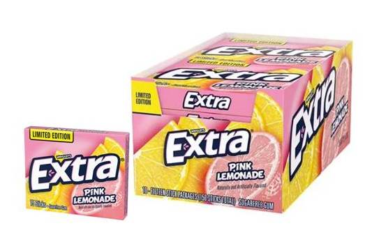 WRIGLEY'S Extra Pink Lemonade Gum - 10ct