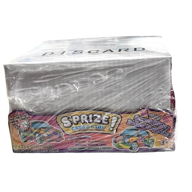 Exclusive Brands S’Prize Sweet Rides Candy & Toy - 12ct