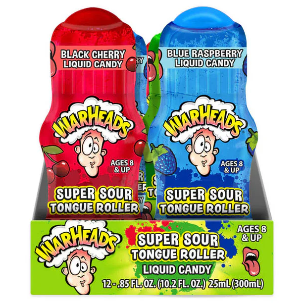 Warheads Super Sour Tongue Rollers 24g