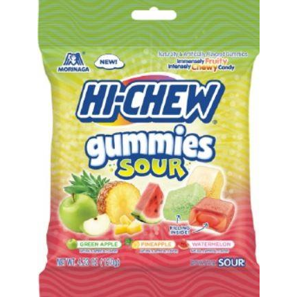 Hi-Chew Peg Bag Sour Gummies Mix 120g