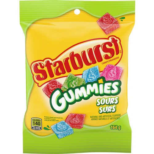 STARBURST Peg Sour Gummies 142g