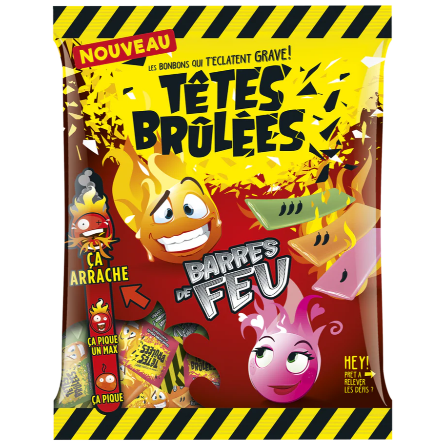 TETES BRULÉES Barre de Feu 200g