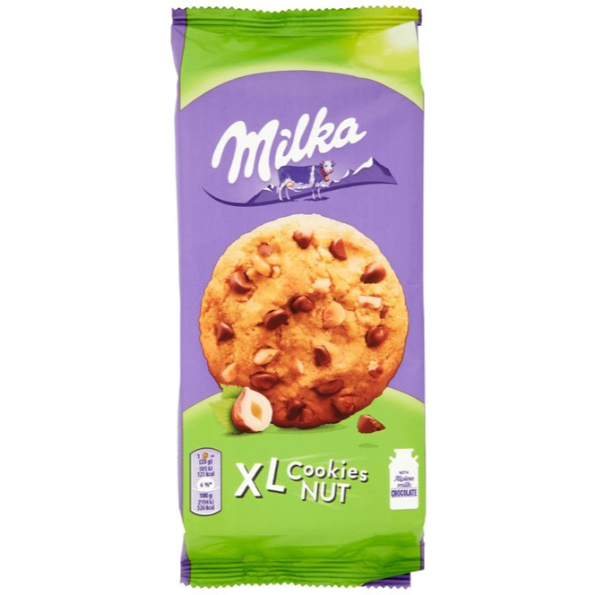 MILKA XL Cookies Hazelnut 184g