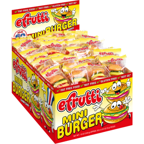 eFrutti Gummi Mini Burgers 9g