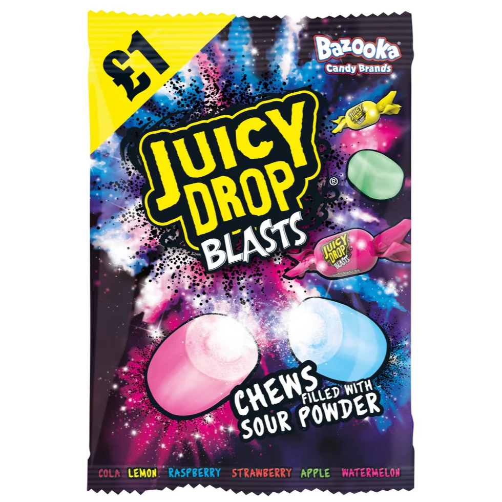 Bazooka Juicy Drop Blats 120g
