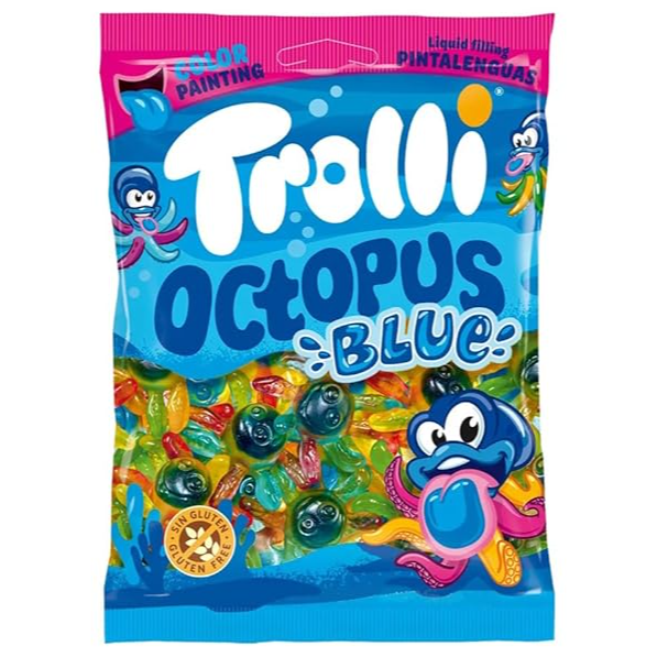 TROLLI Octopus Blue 100g