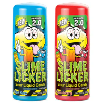 TOXIC WASTE Slim Licker 2.0 Blue Razz & Strawberry 57g