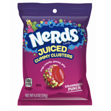 Nerds Juiced Gummy Clusters 128g