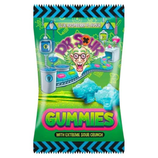 DR SOUR Gummies Blue Raspberry 200g