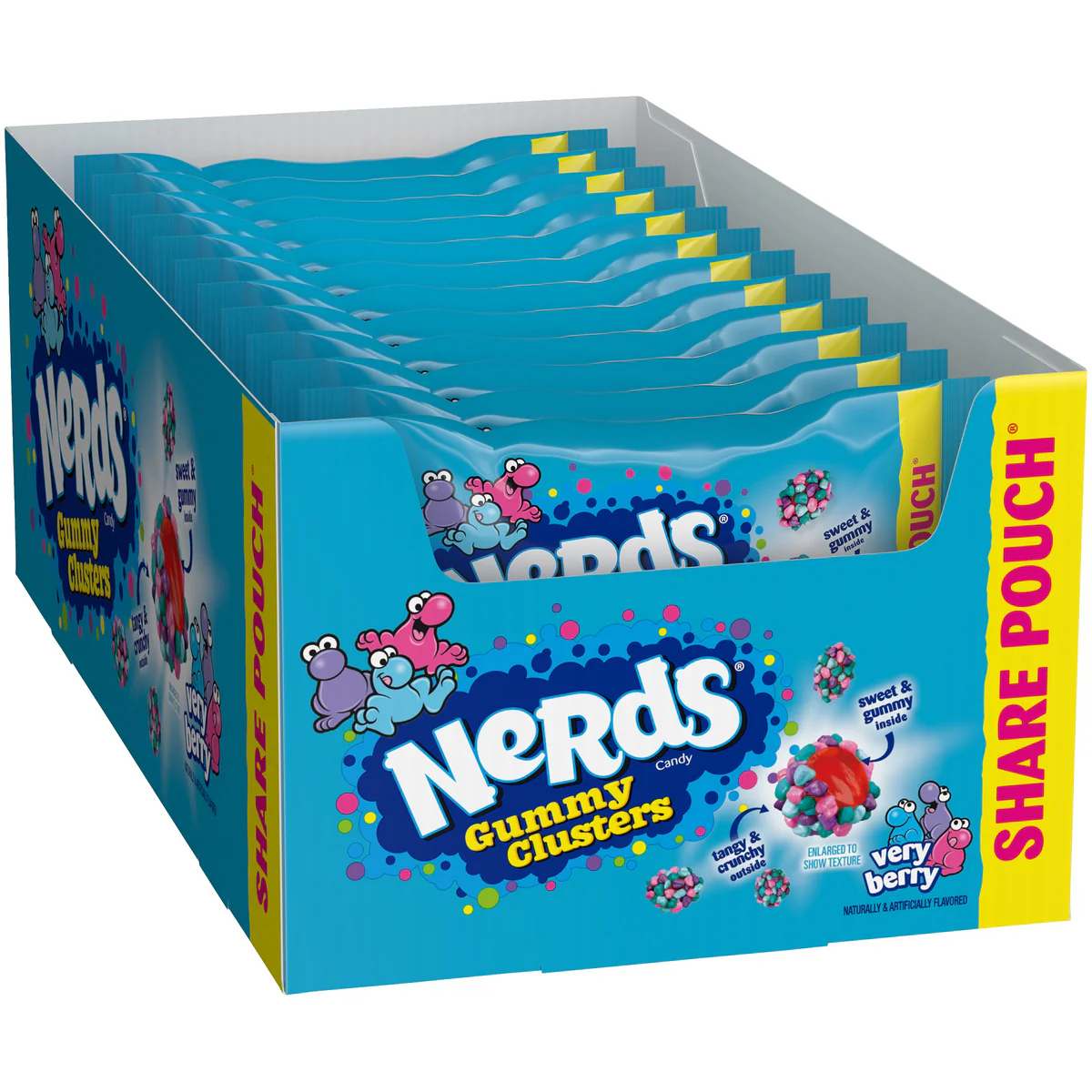 Nerds Gummy Clusters Very Berry 85g
