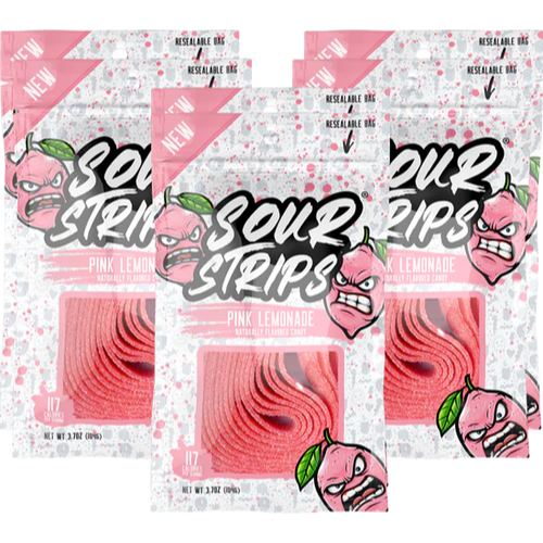 Sour Strips Pink Lemonade 104g