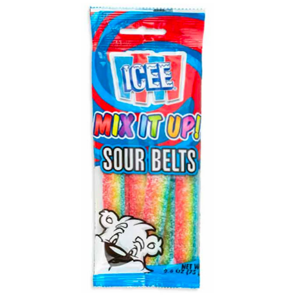 Icee 'Mix It Up' Sour Belt Bags 75g