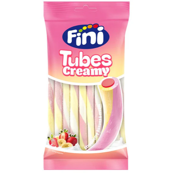 FINI Tube Creamy Strawberry - Banana 80g