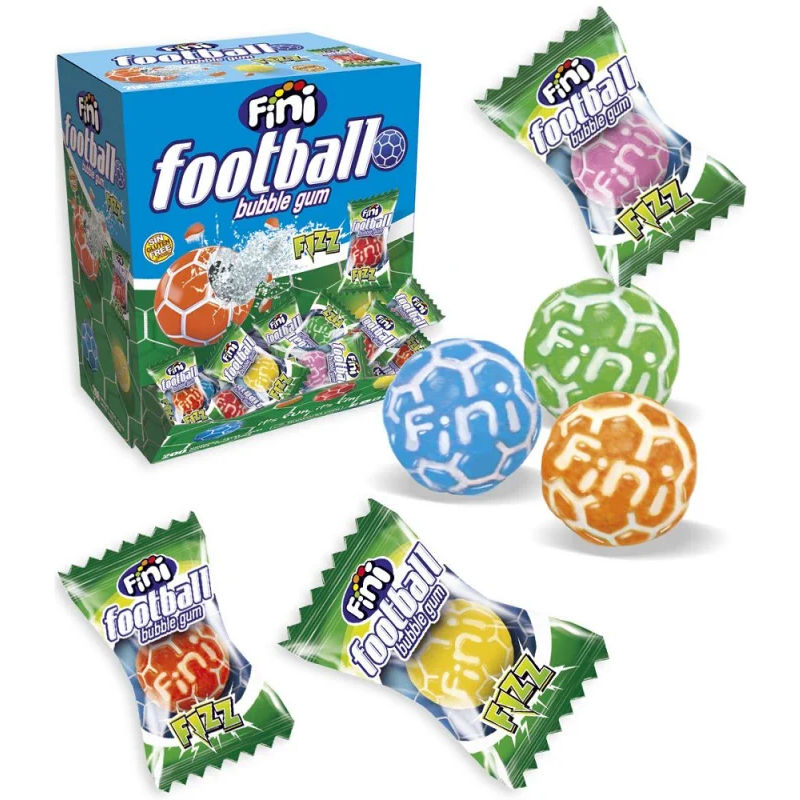 Fini Bubble gum Sour-Filled Football