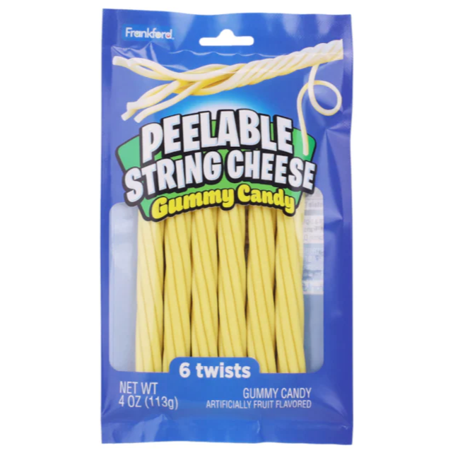 Frankford Peelable String Cheese Gummy Candy 113g
