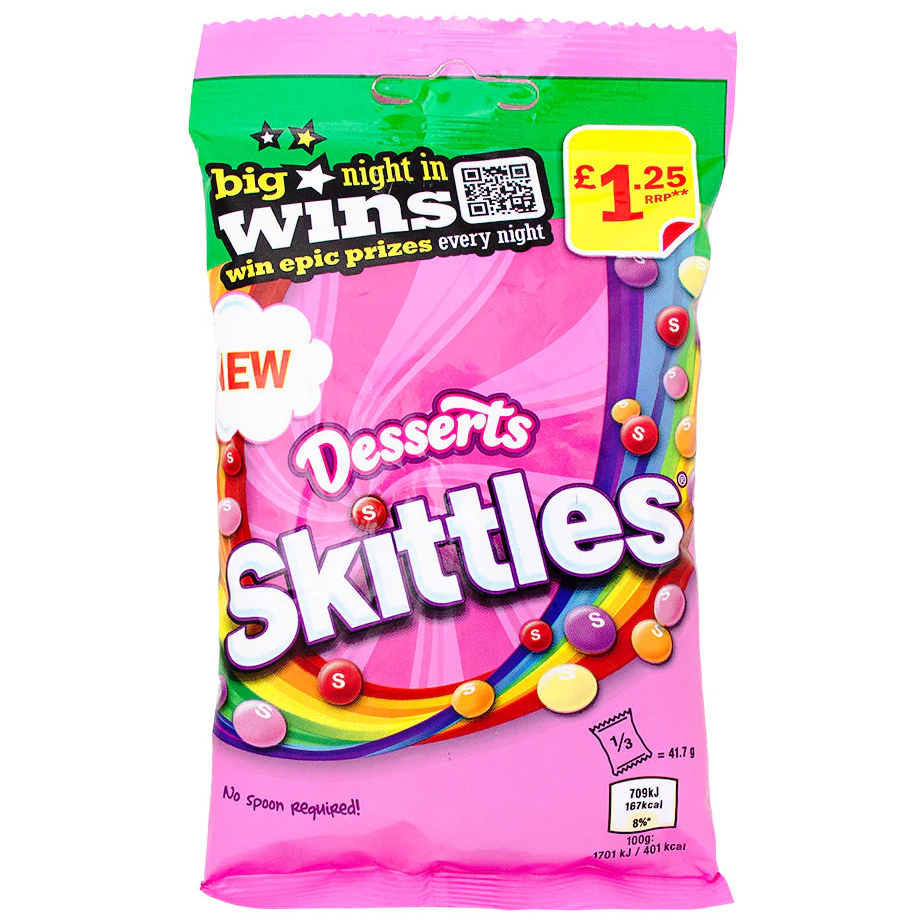 Skittles Dessert 125g