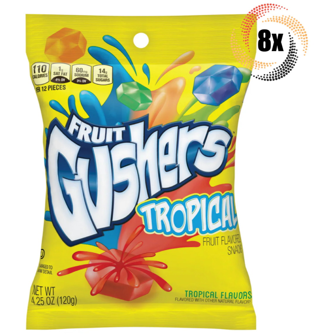 FRUIT GUSHERS Tropical 120g