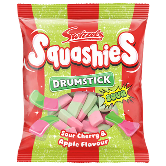Swizzels Drumstick Squshies Cherry and Apple 120g