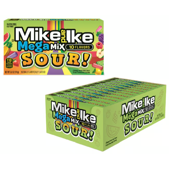 Theater Box Mike & Ike Mega Mix - Sour 120g