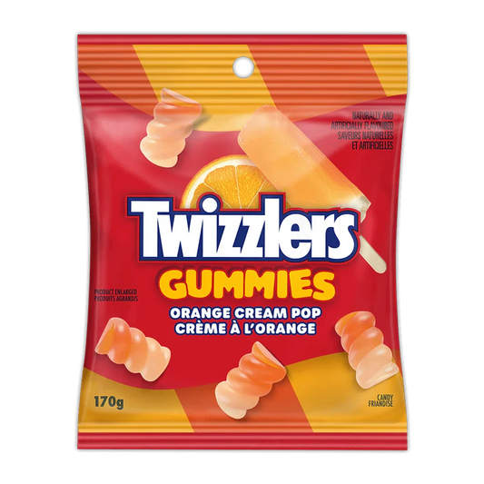 Hershey's Twizzlers Gummies Orange Cream Pop 170g