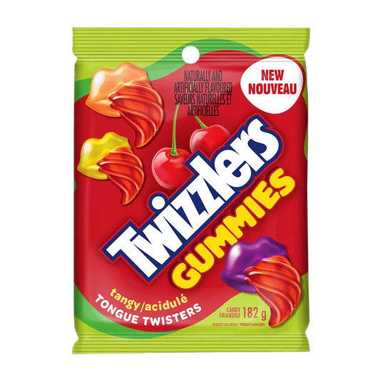Hershey's Twizzlers Gummies Tangy Tongue Twisters 182g