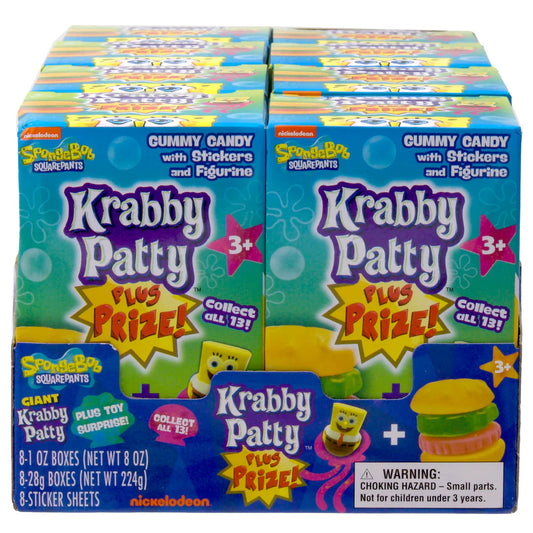Nickelodeon SpongeBob SquarePants - Krabby Patty Plus Prize - 8ct