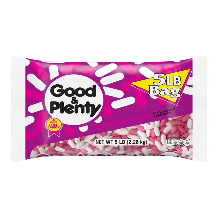 Bulk - Good & Plenty x 5 LB