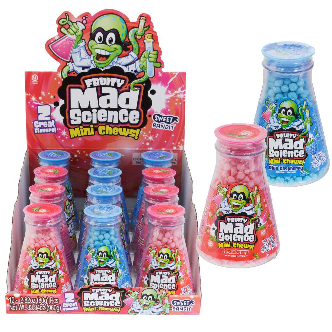Exclusive Brands Fruity Mad Science Mini Chews 80g